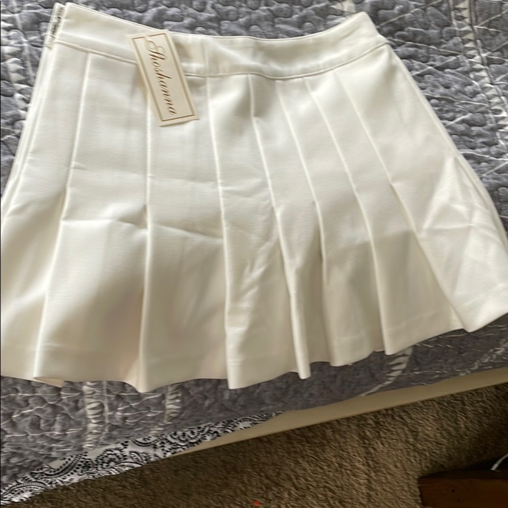 Shoshanna pleated mini skirt